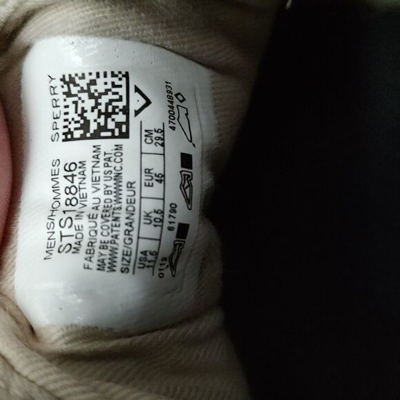 Sperry top sider tan  canvas loafers Sz 11.5 - Picture 8 of 8